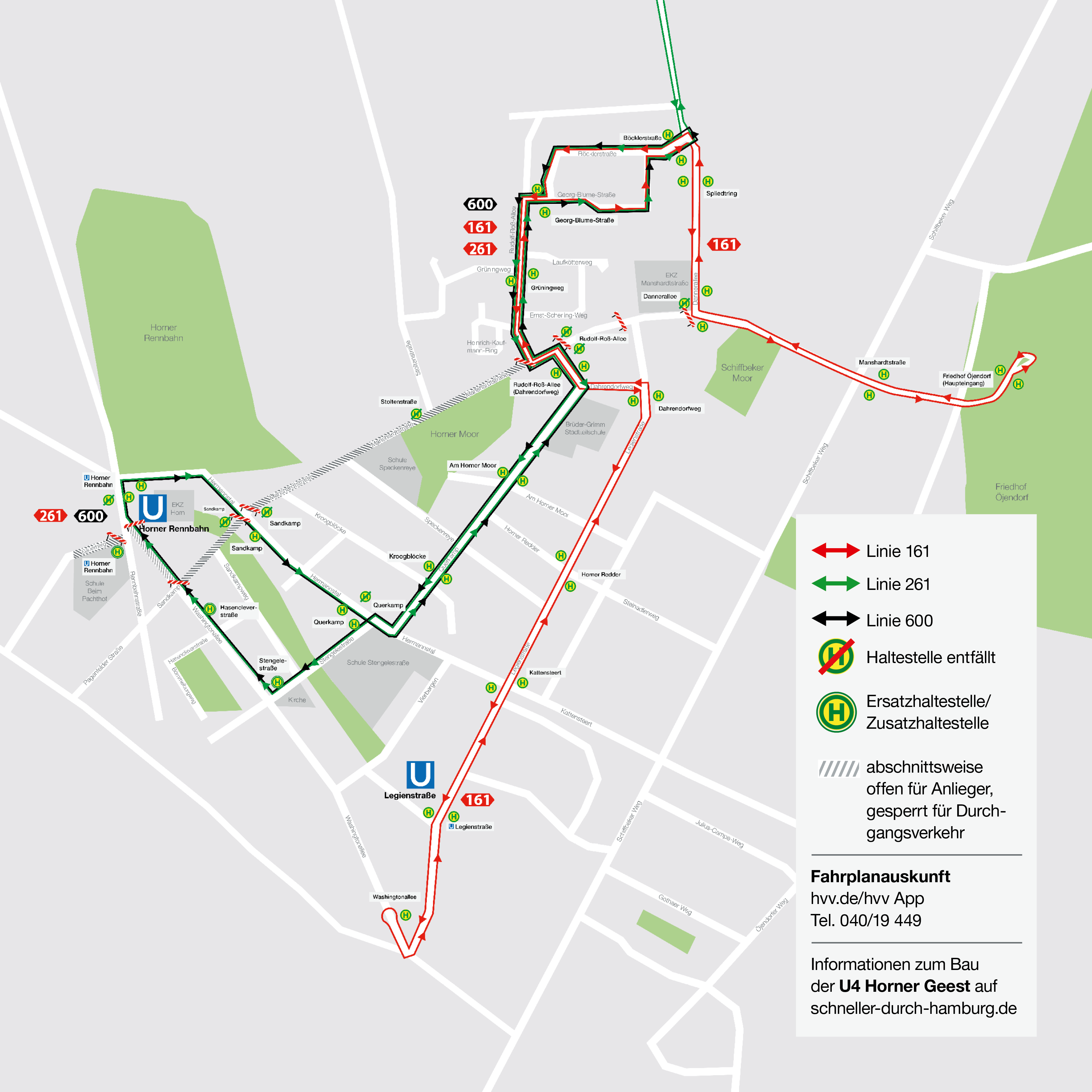 Umleitung Busse ab Juli 2022