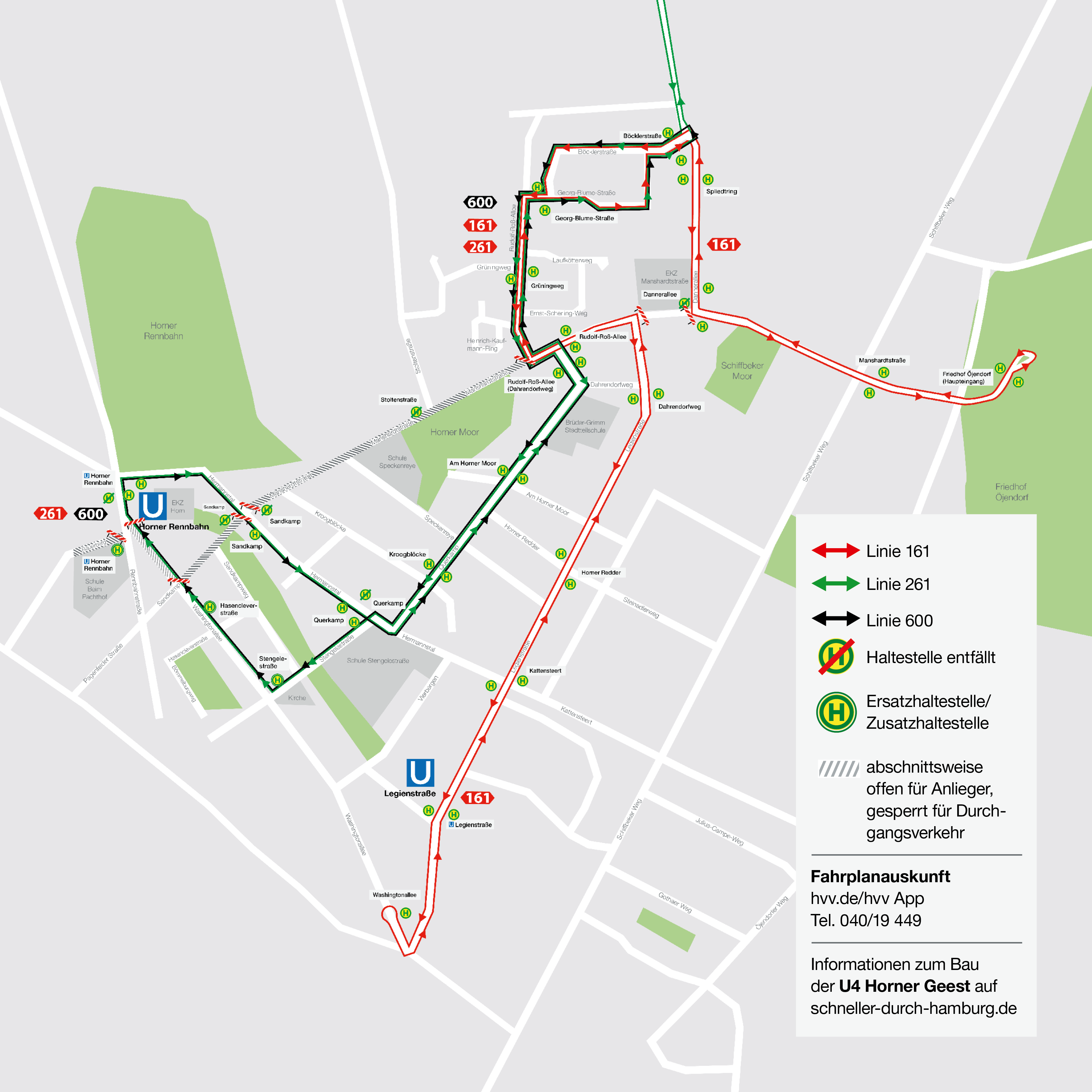 Umleitung Busse September bis Mitte 2023