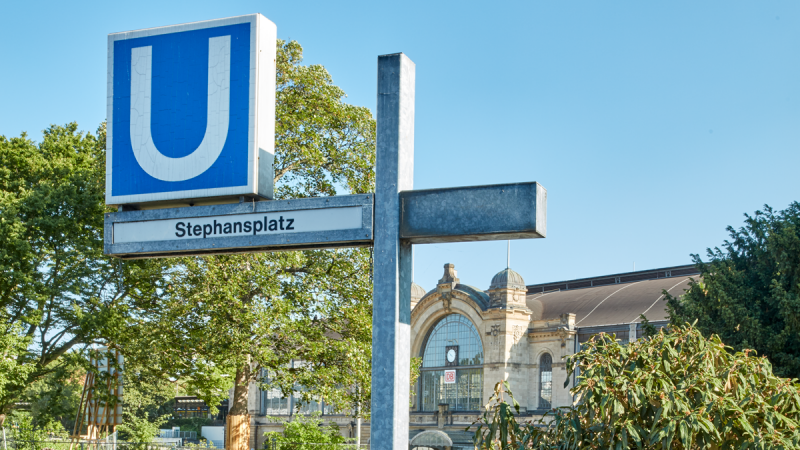 Tor zur Innenstadt und ins Grüne: Am Stephansplatz hält in Zukunft nicht nur die U1.