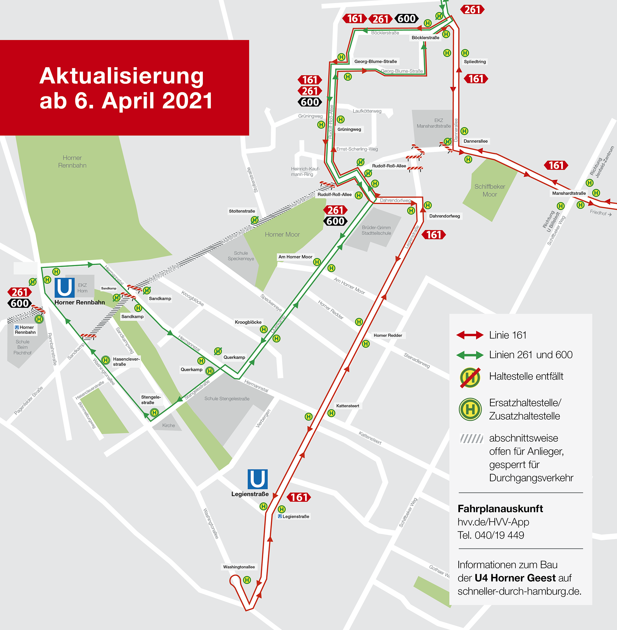 Busumleitung Linie 161 ab April 2021