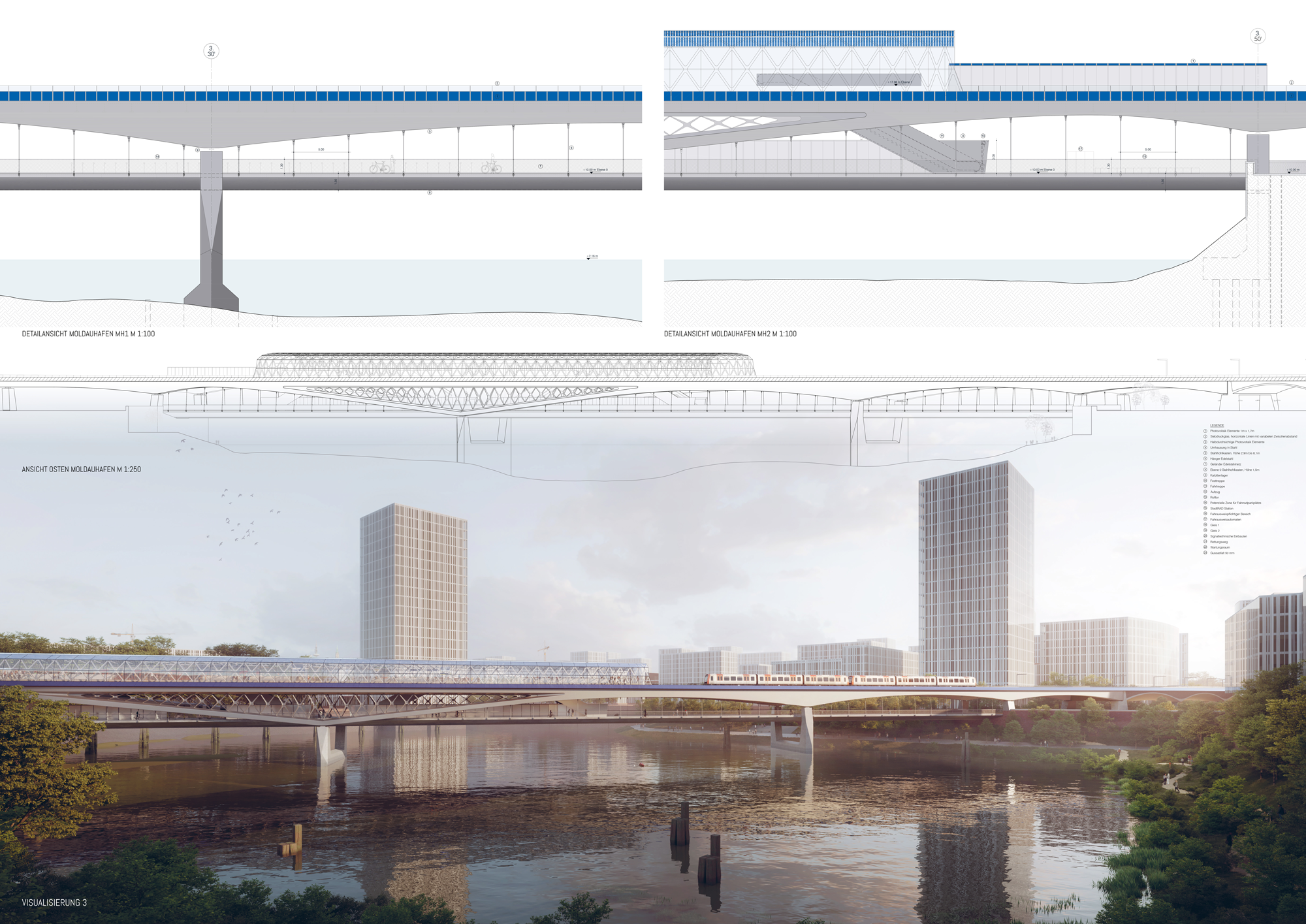 Brücke über die Elbe